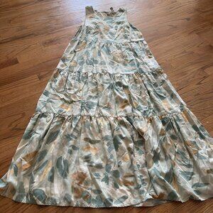 UNIVERSAL THREAD WOMENS GREEN MAXI DRESS XS